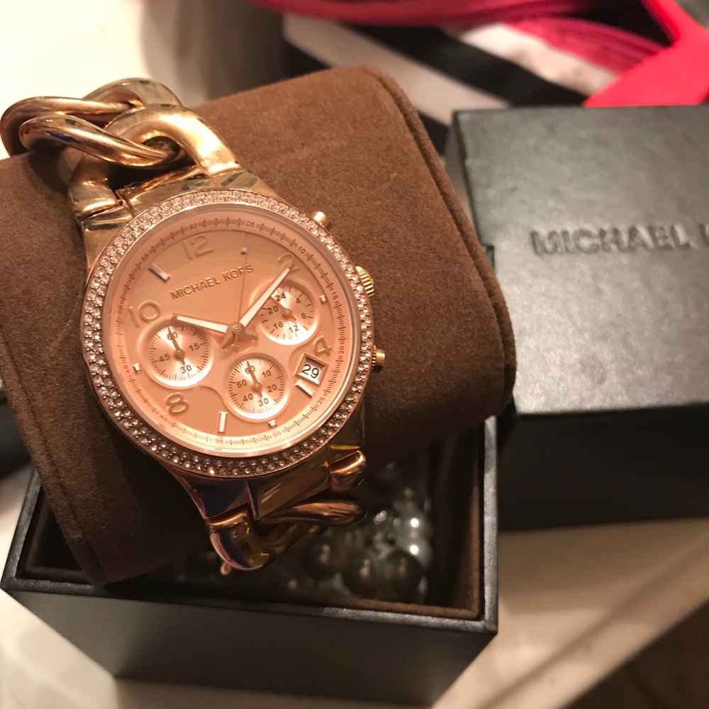 Rose gold Michael Kors Watch